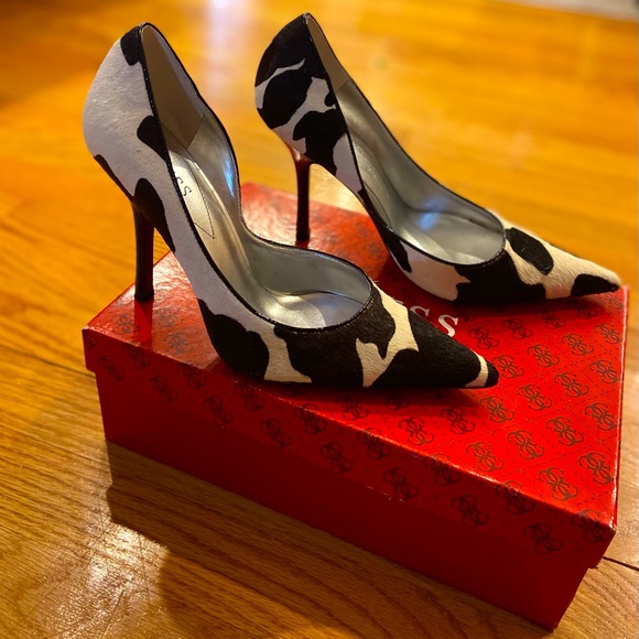 Guess by Marciano black multi pony pump heels - Picture 3 of 7